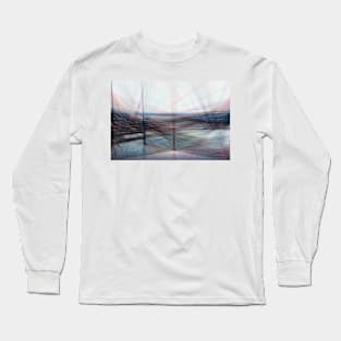 Lines - Color - Abstract Long Sleeve T-Shirt